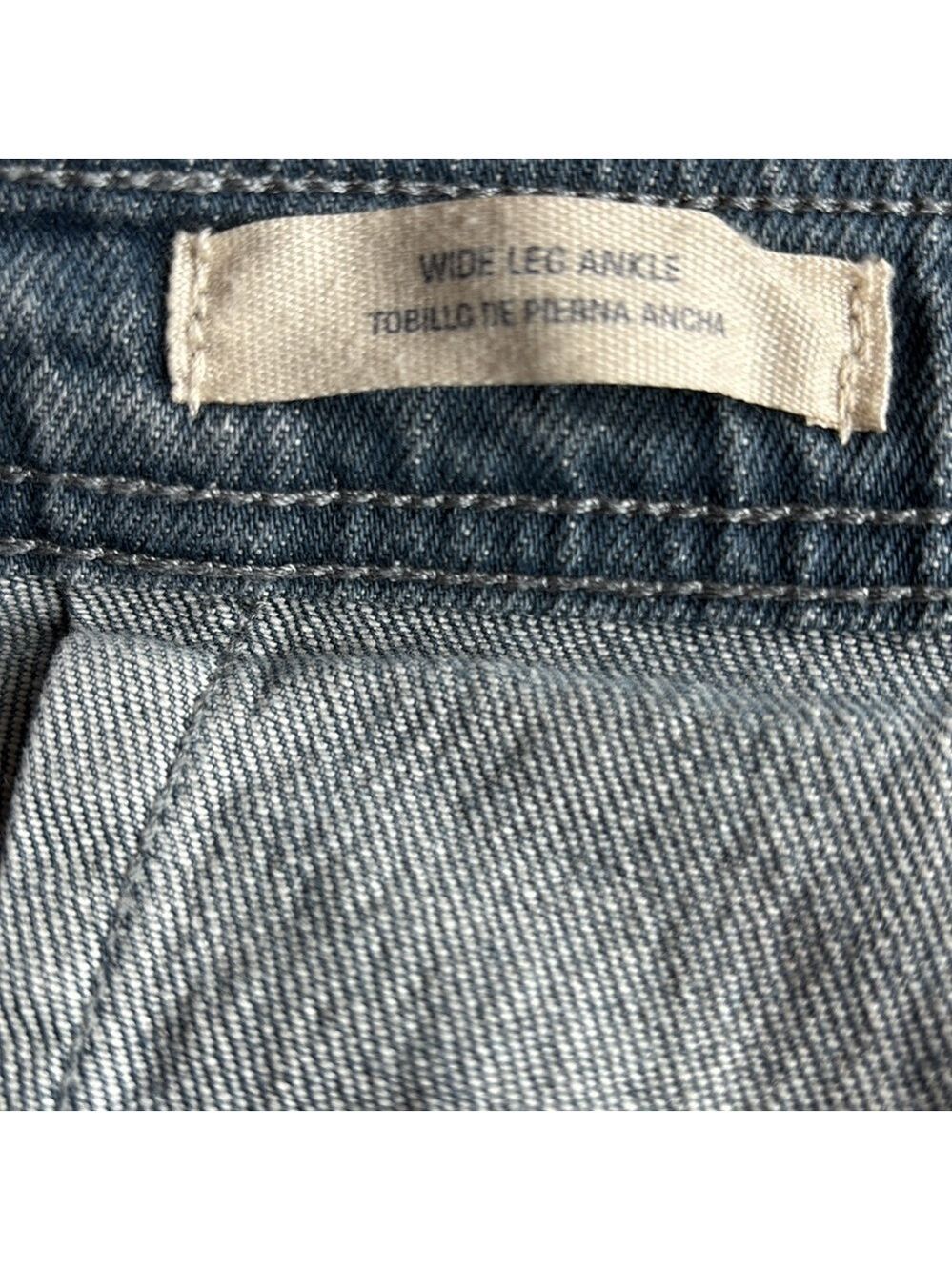 (3 for $12 item) Universal Thread Grey High Rise Wide Leg Jeans Size 17 - Picture 3 of 5